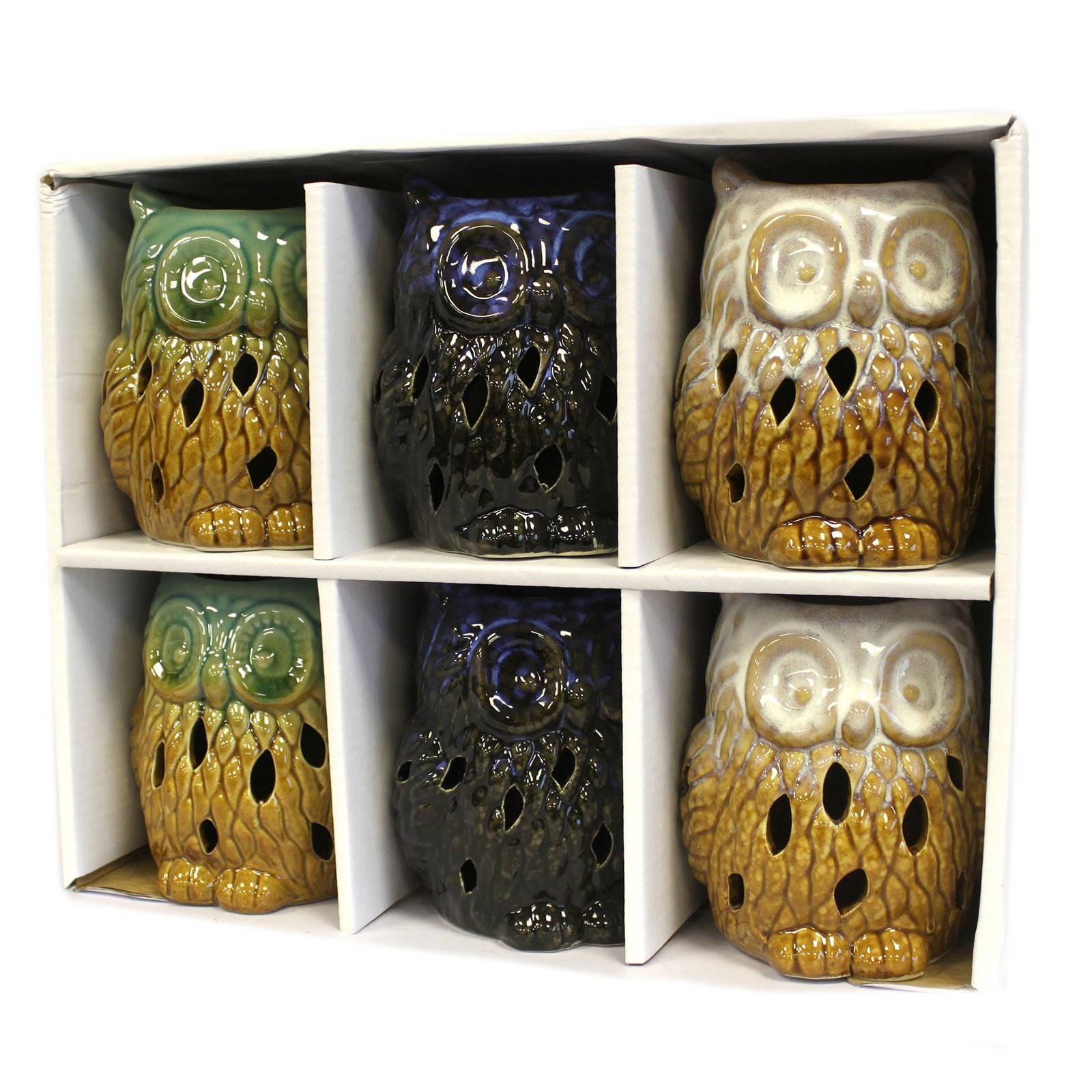 Classic Rustic Oil Burner – Owl (assorted) – oil burner, alternate product view 6