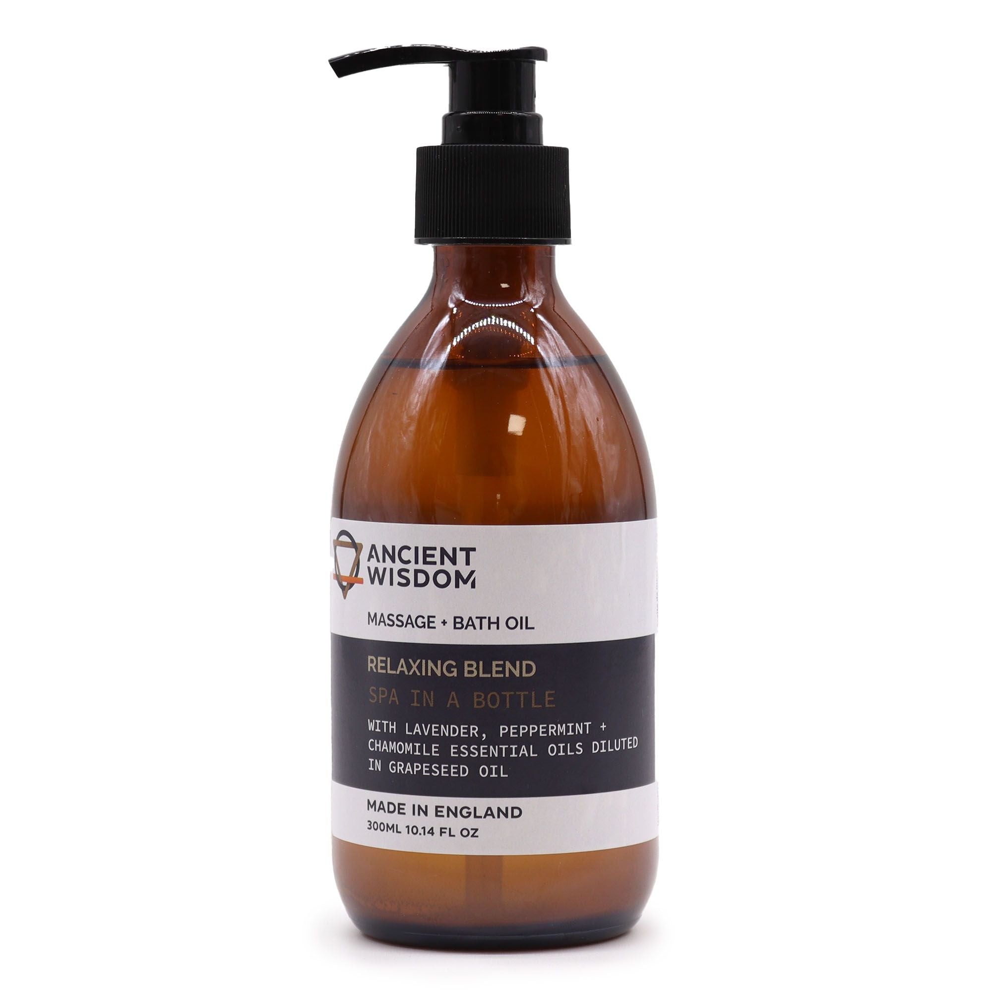 Relaxing Aromatherapy Massage & Bath Body Oil 300ml – product image