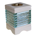 Stone Oil Burner – Square Glass Brick – oil burner, main product view