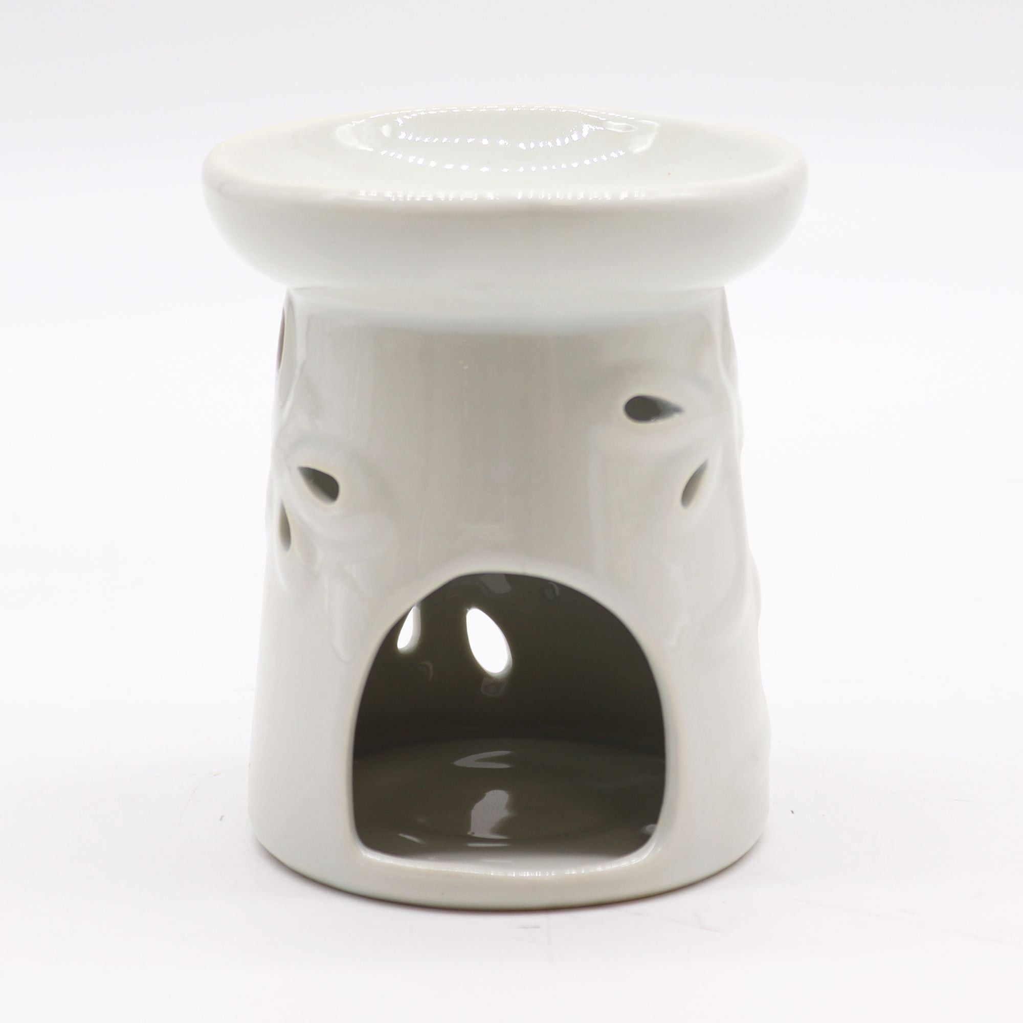 Classic White Oil Burner – Dragonfly – white oil burner, alternate product view 3