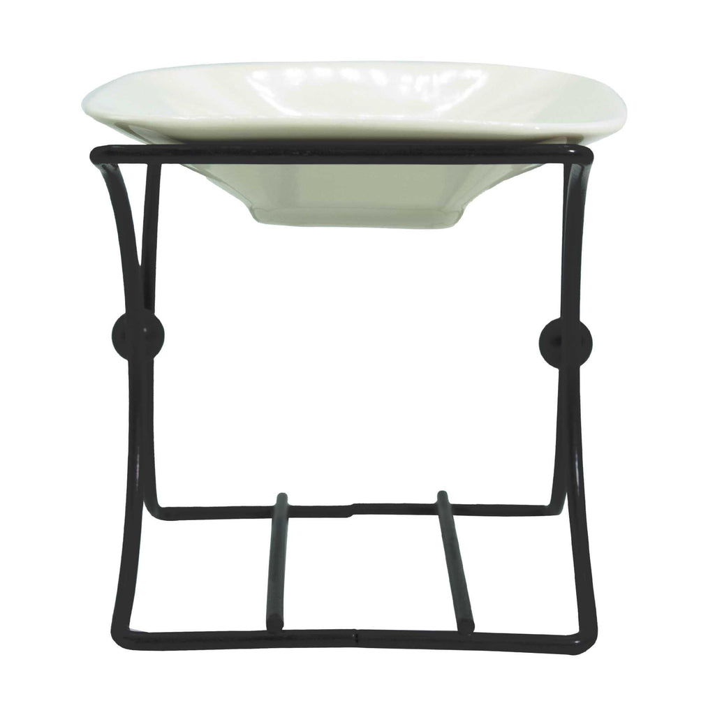 Ceramic & Metal Square Stand – Oil Burner – oil burner, alternate product view 5