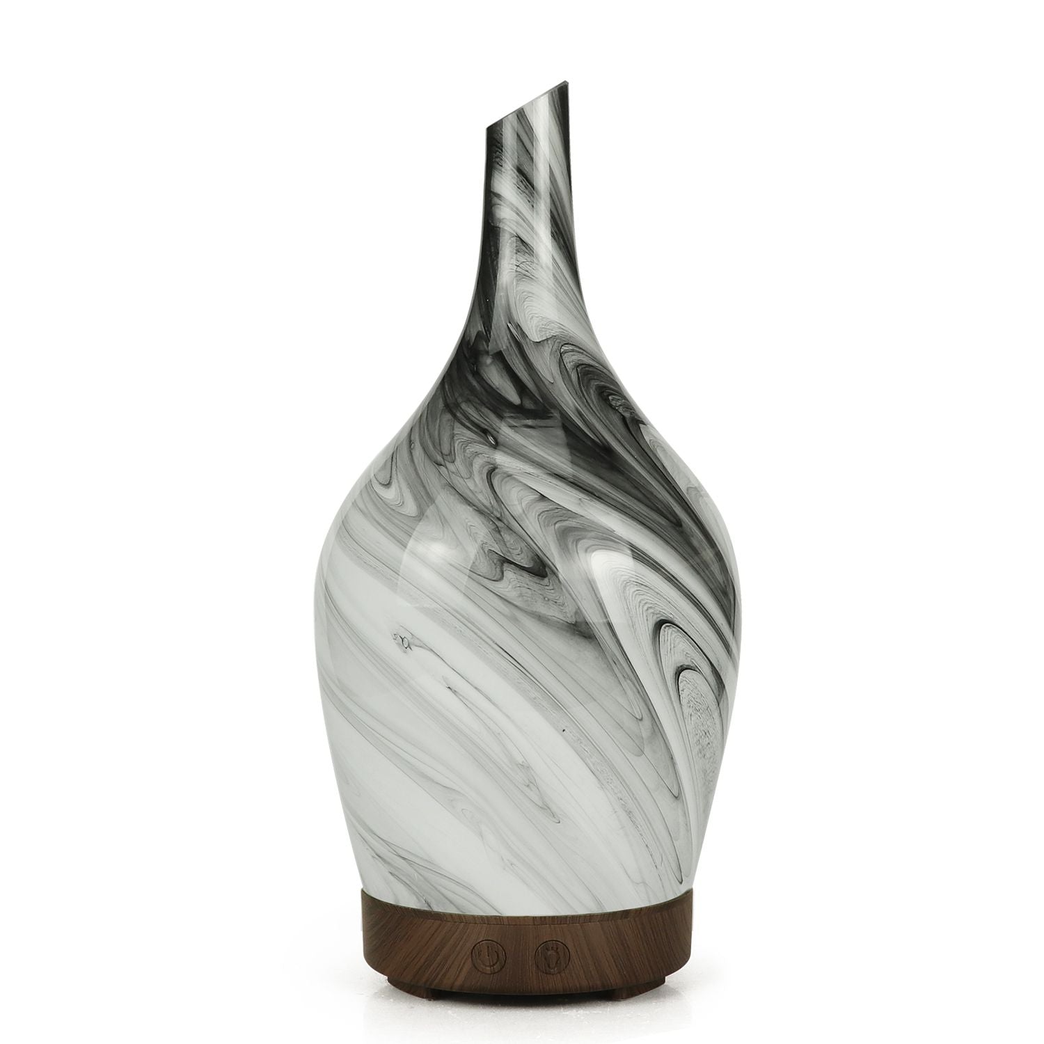 Abstract Grey Glass Ultrasonic Home Fragrance Diffuser – gallery image 3