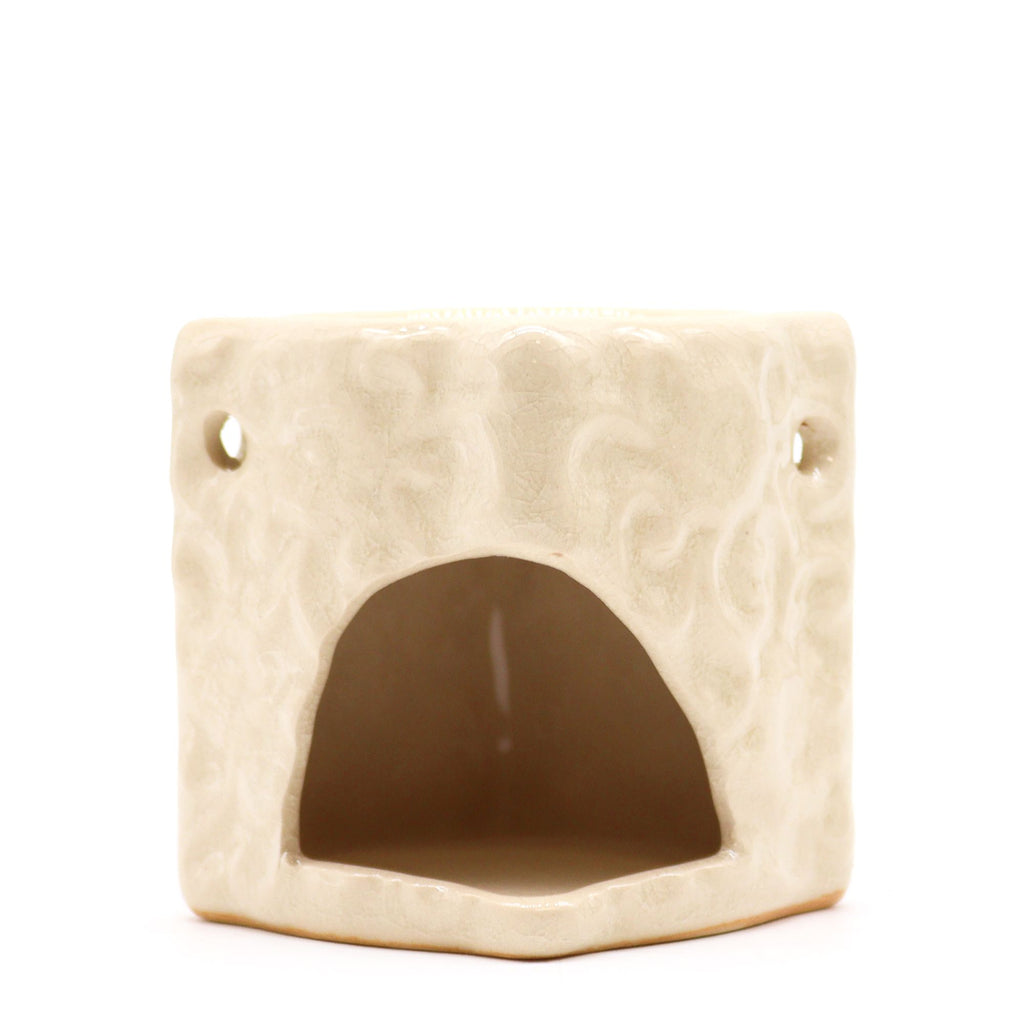 Classic Small Square Floral Fragrance Oil Burner – product image