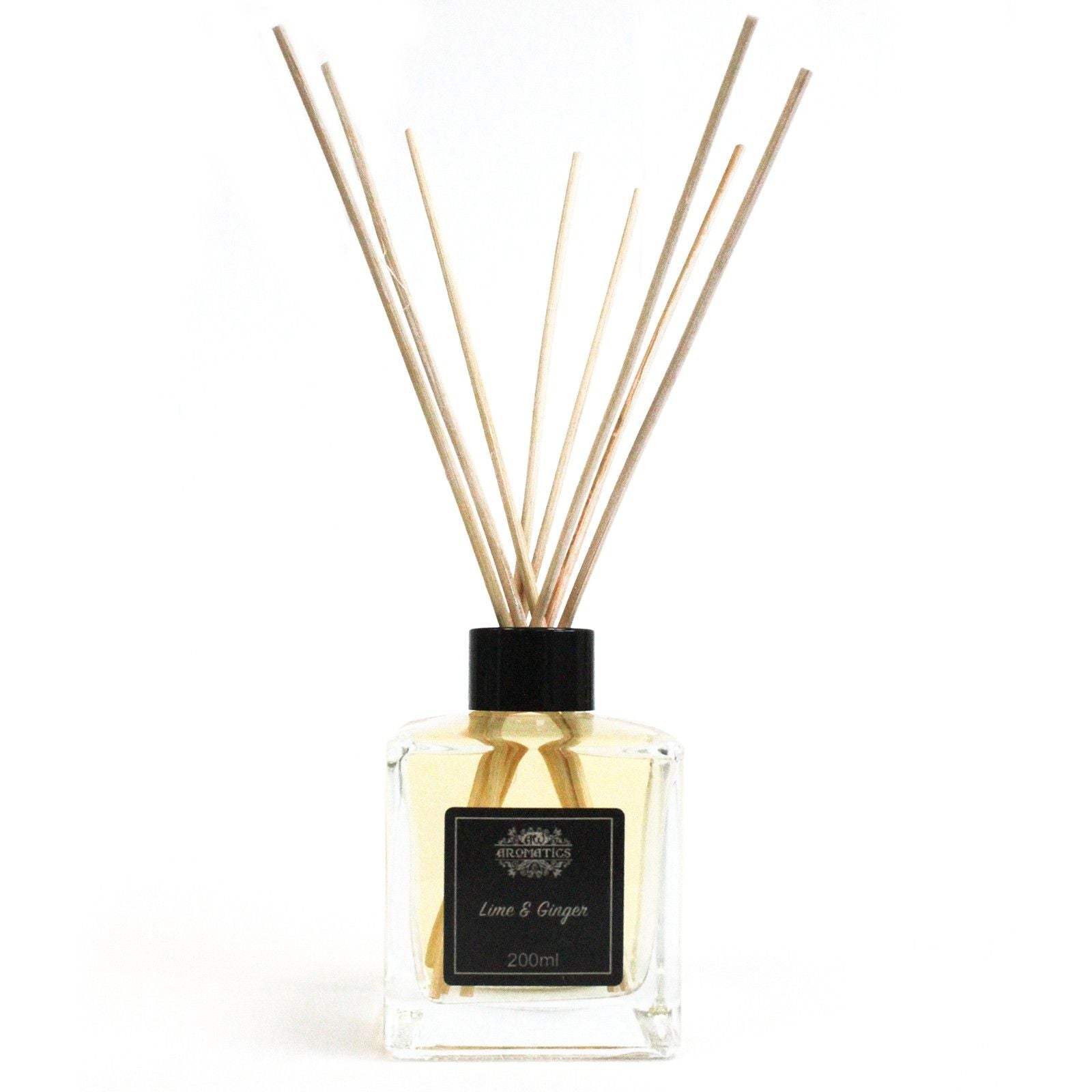 200ml Lime & Ginger Essential Oil Reed Diffuser – reed diffuser, alternate product view 4
