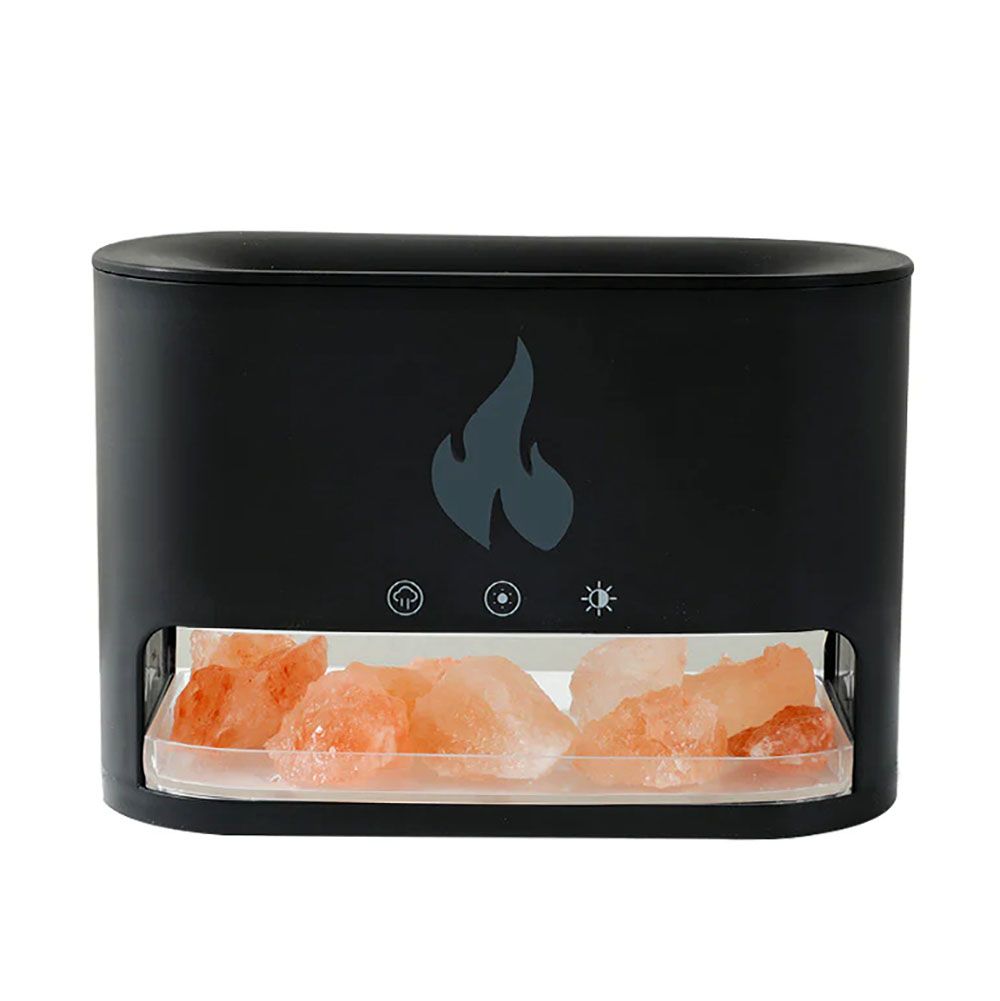 White Blaze Himalayan Salt Flame Effect Home Fragrance Diffuser – gallery image 2