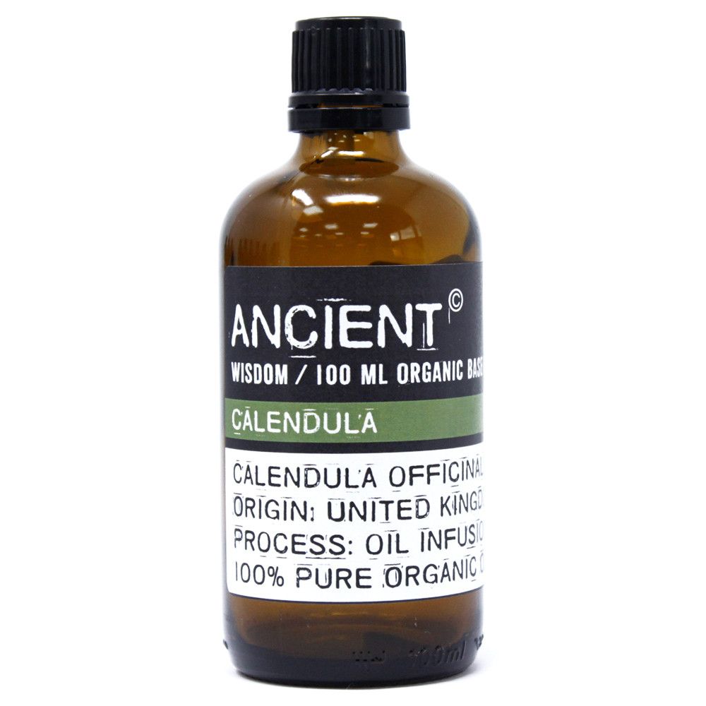 Calendula Organic Carrier Oil for Massage & Blending 100ml – product image