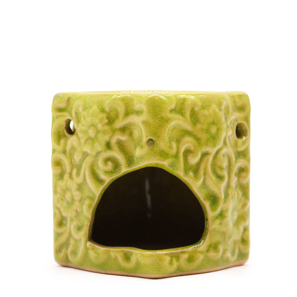 Classic Small Square Floral Fragrance Oil Burner – gallery image 5
