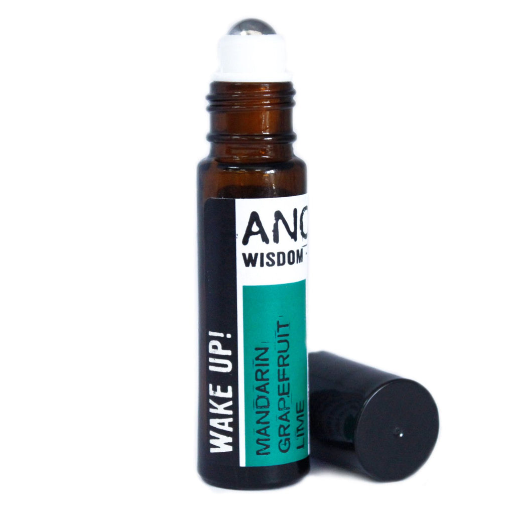 10ml Roll On Essential Oil Blend – Wake up! – Aromatherapy Roll-On – aromatherapy roll-on, alternate product view 2