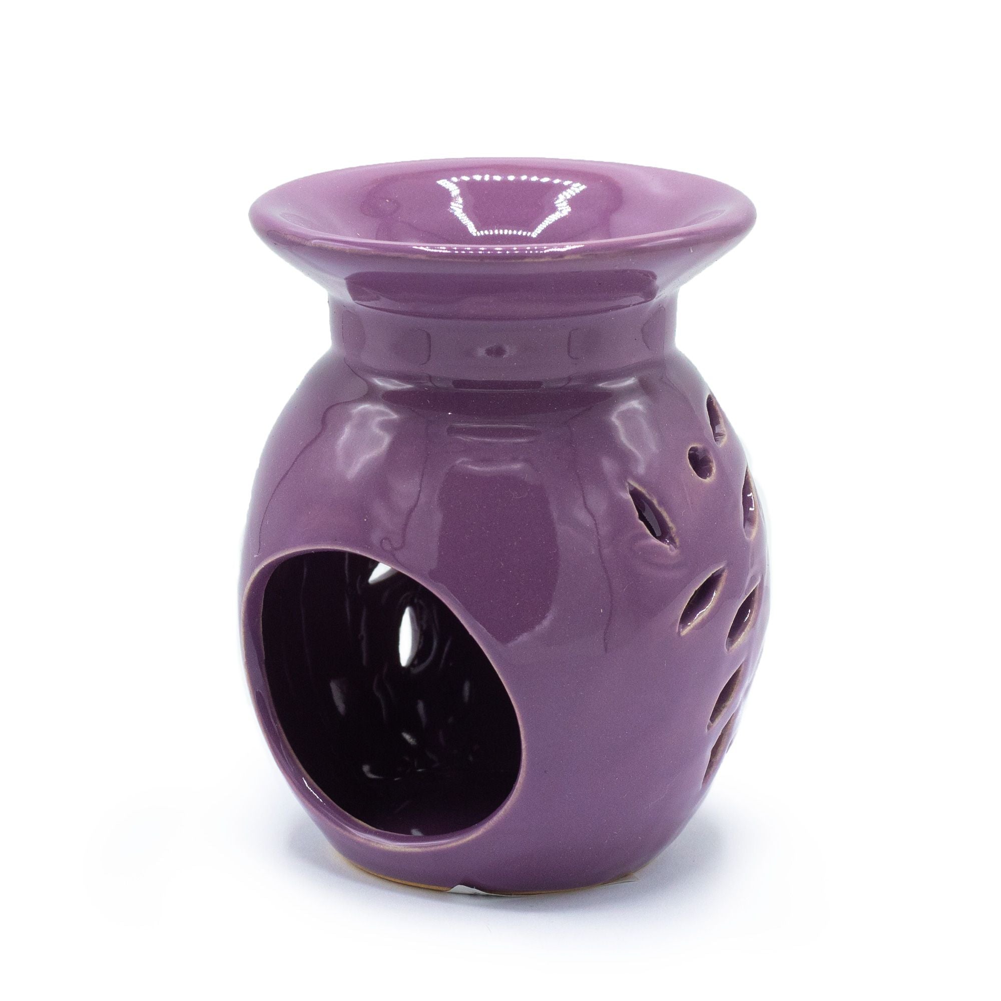Floral Oil Burner – Lavender – oil burner, alternate product view 3