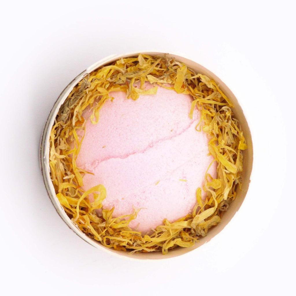 Blooming Pink Bliss Aromatherapy Bath Bomb – gallery image 3