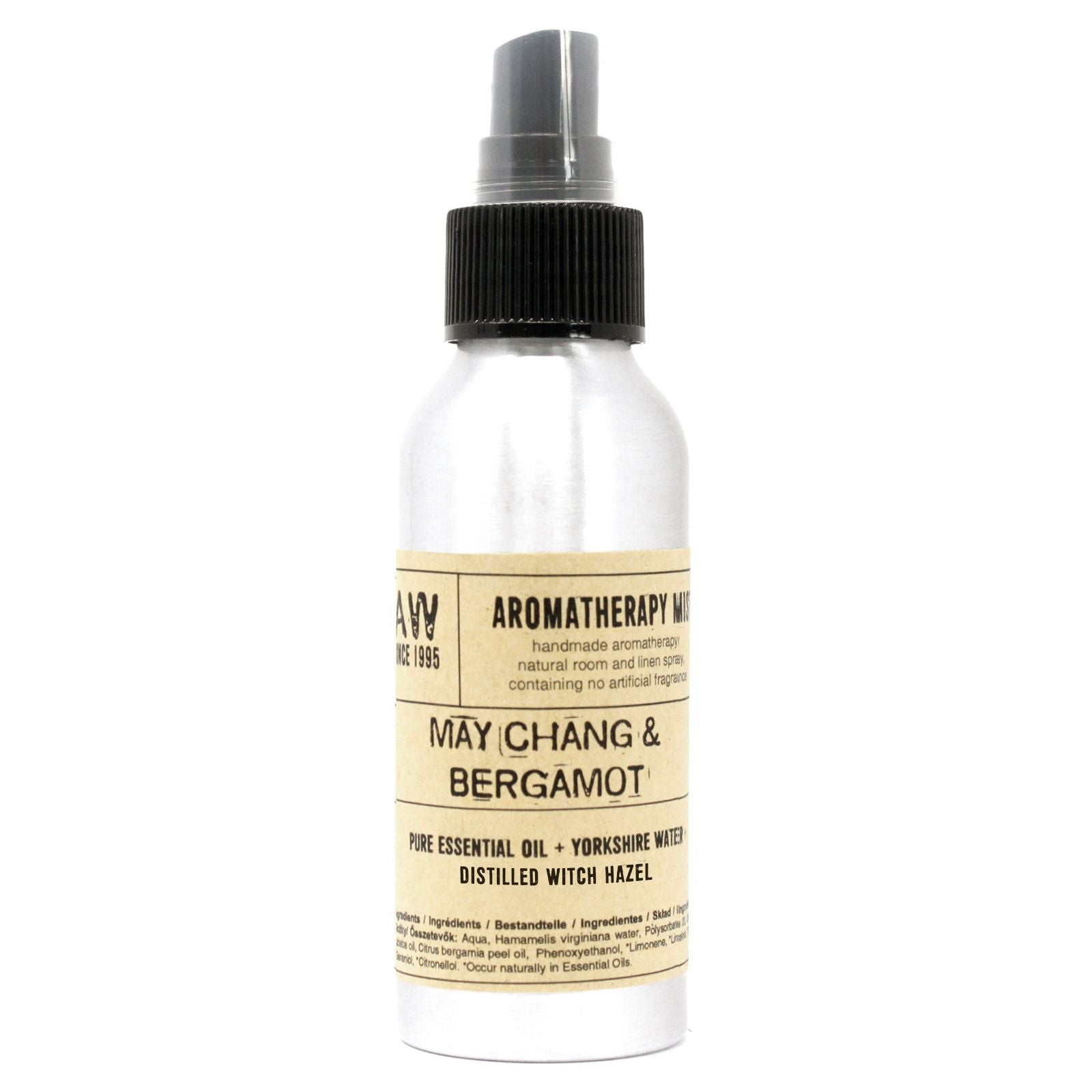 100ml Essential Oil Mist – May Chang & Bergamot – Aromatherapy Mist – aromatherapy mist, alternate product view 3