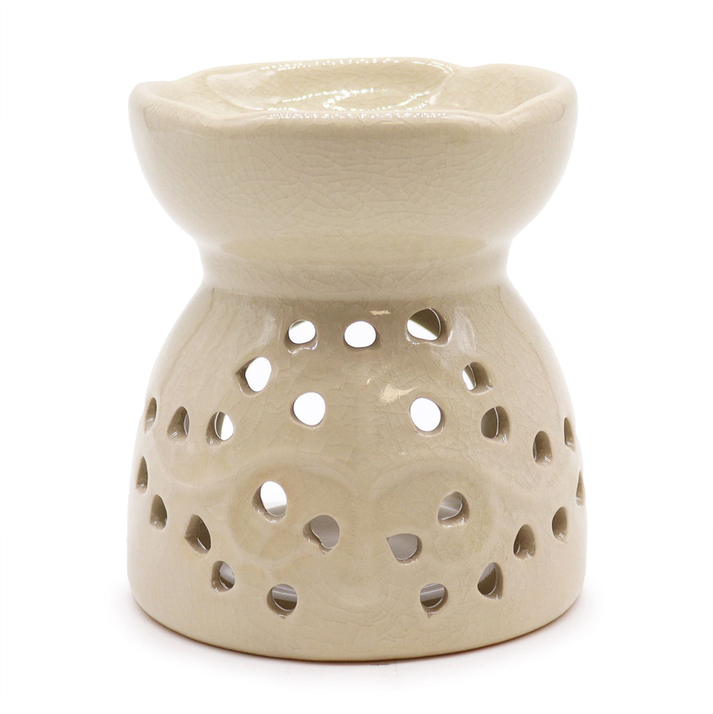 Tree of Life Oil Burner – Ivory – oil burner, main product view