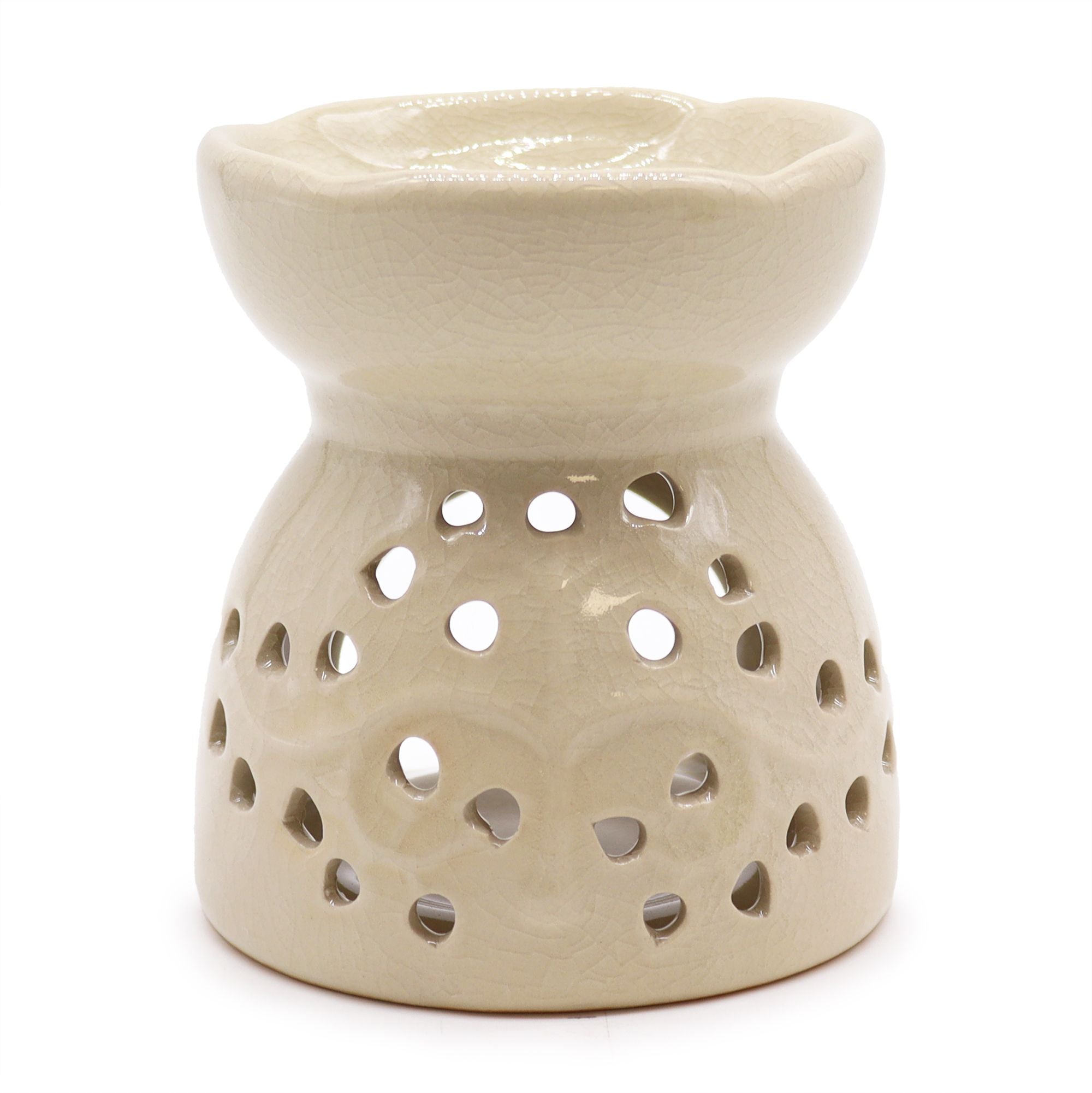 Tree of Life Oil Burner – Ivory – oil burner, main product view