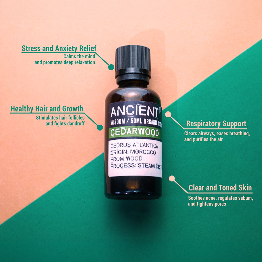 Cedarwood Aromatherapy Essential Oil 50ml – gallery image 6