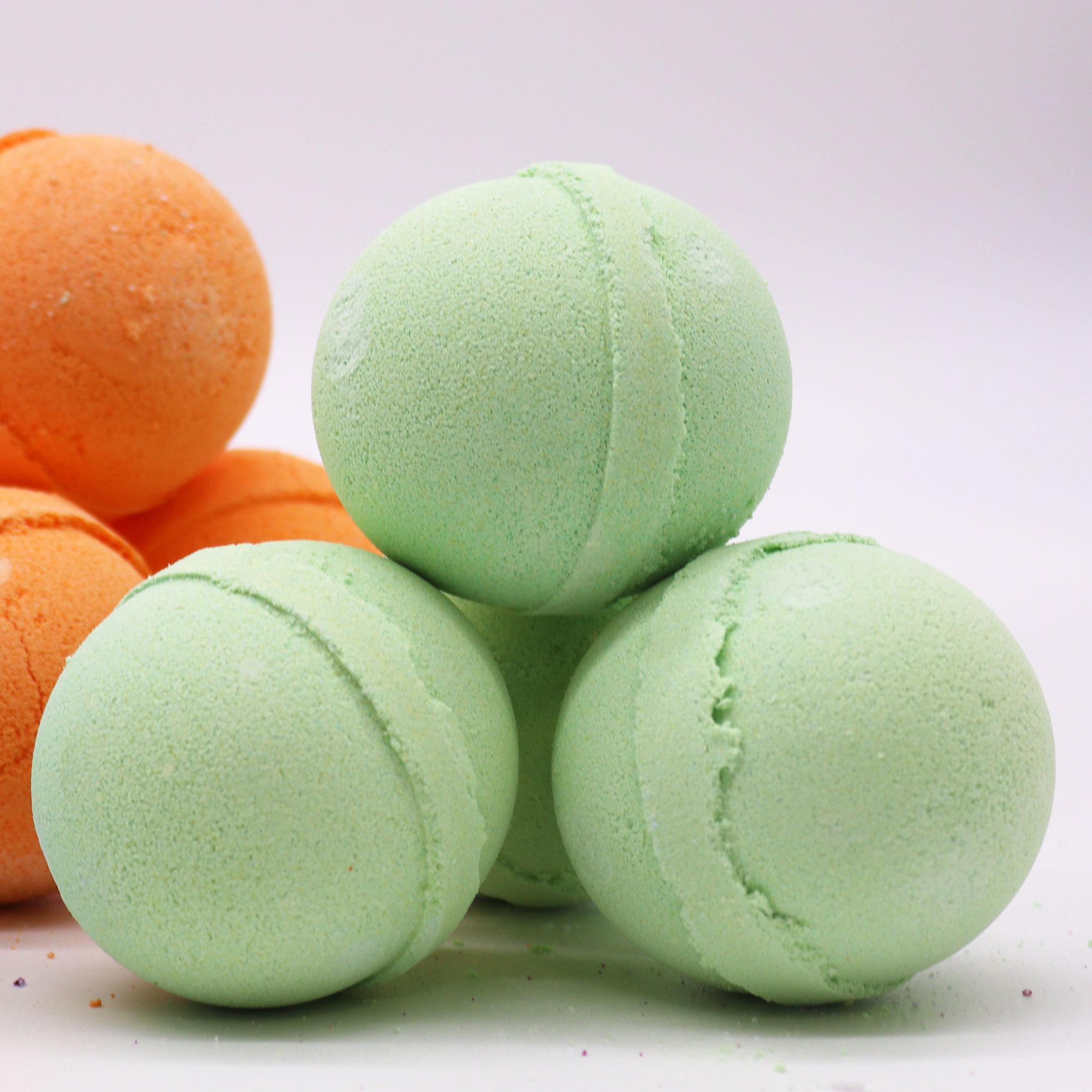 Essential Oil Bath Bomb – Rosemary & Thyme – bath bomb, alternate product view 2