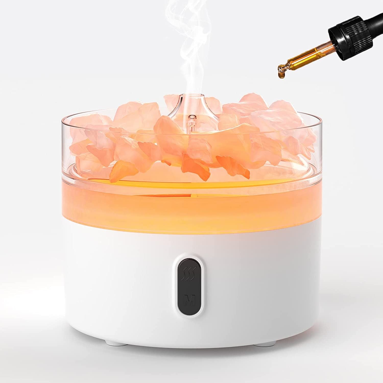 Himalayan Salt Flame Effect Home Fragrance Diffuser & Night Light – gallery image 2