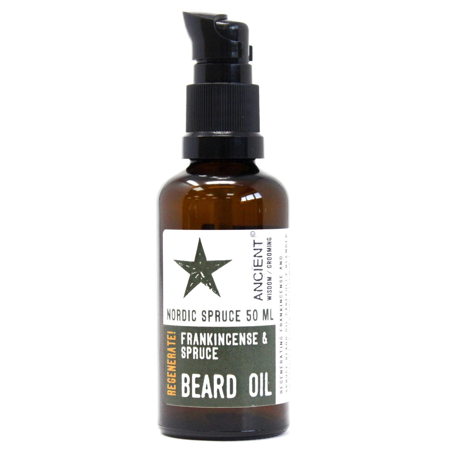 50ml Beard Oil – Nordic Spruce – Revitalising! – beard oil, alternate product view 2
