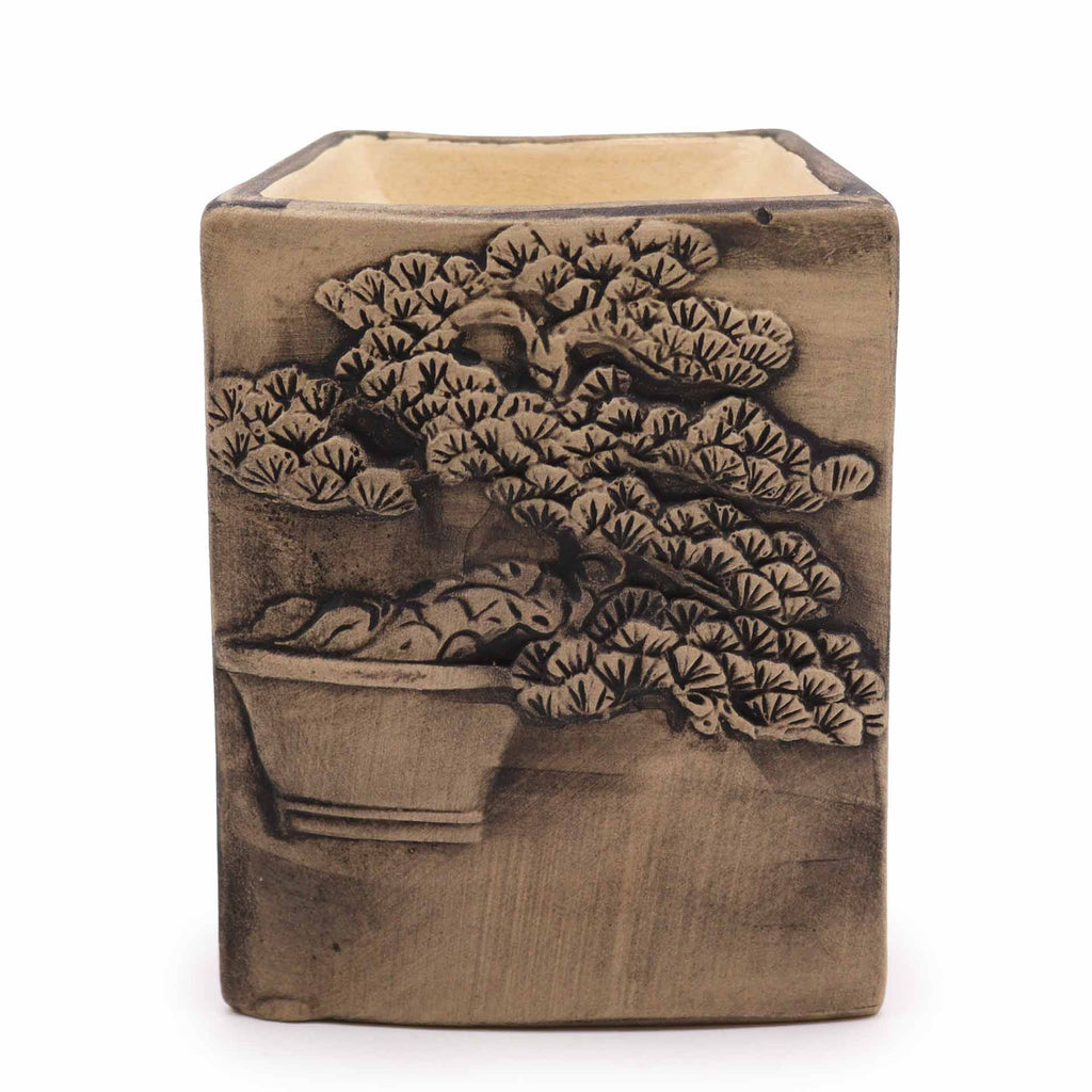 Hand Painted Bonsai Burner – Slate – Oil Burner – oil burner, main product view