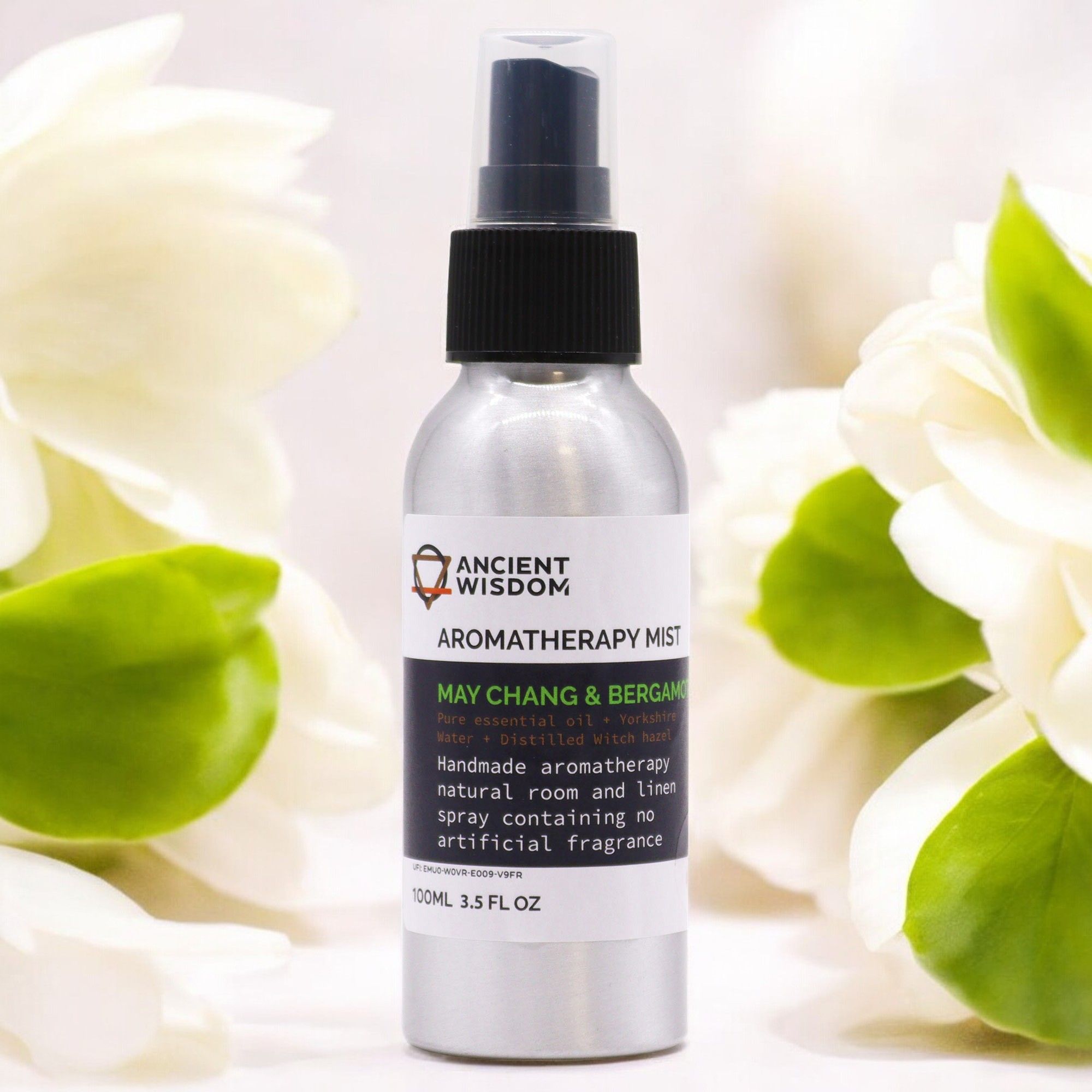 100ml Essential Oil Mist – May Chang & Bergamot – Aromatherapy Mist – aromatherapy mist, alternate product view 2