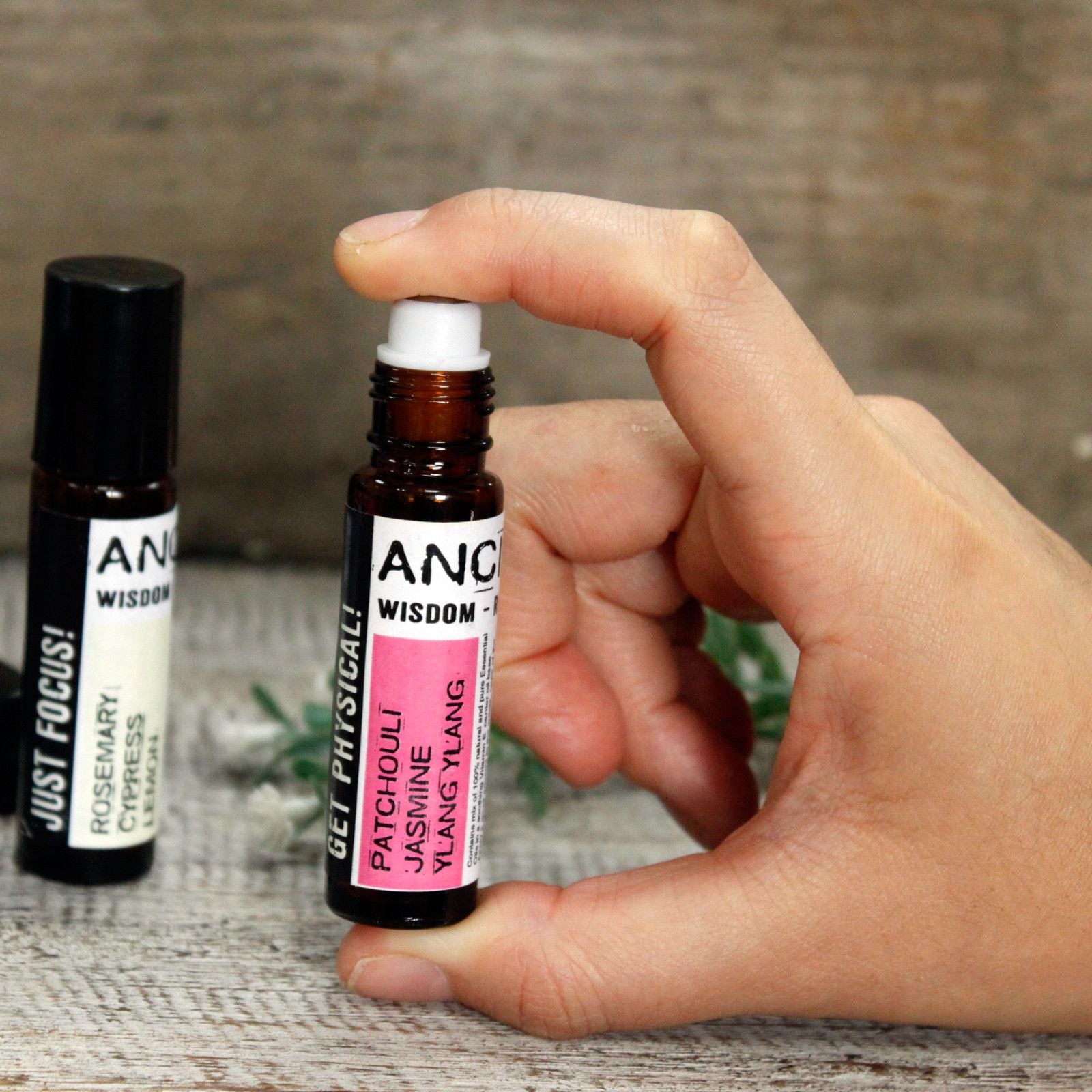 10ml Roll On Essential Oil Blend – Just Focus! – Aromatherapy Roll-On – aromatherapy roll-on, alternate product view 5