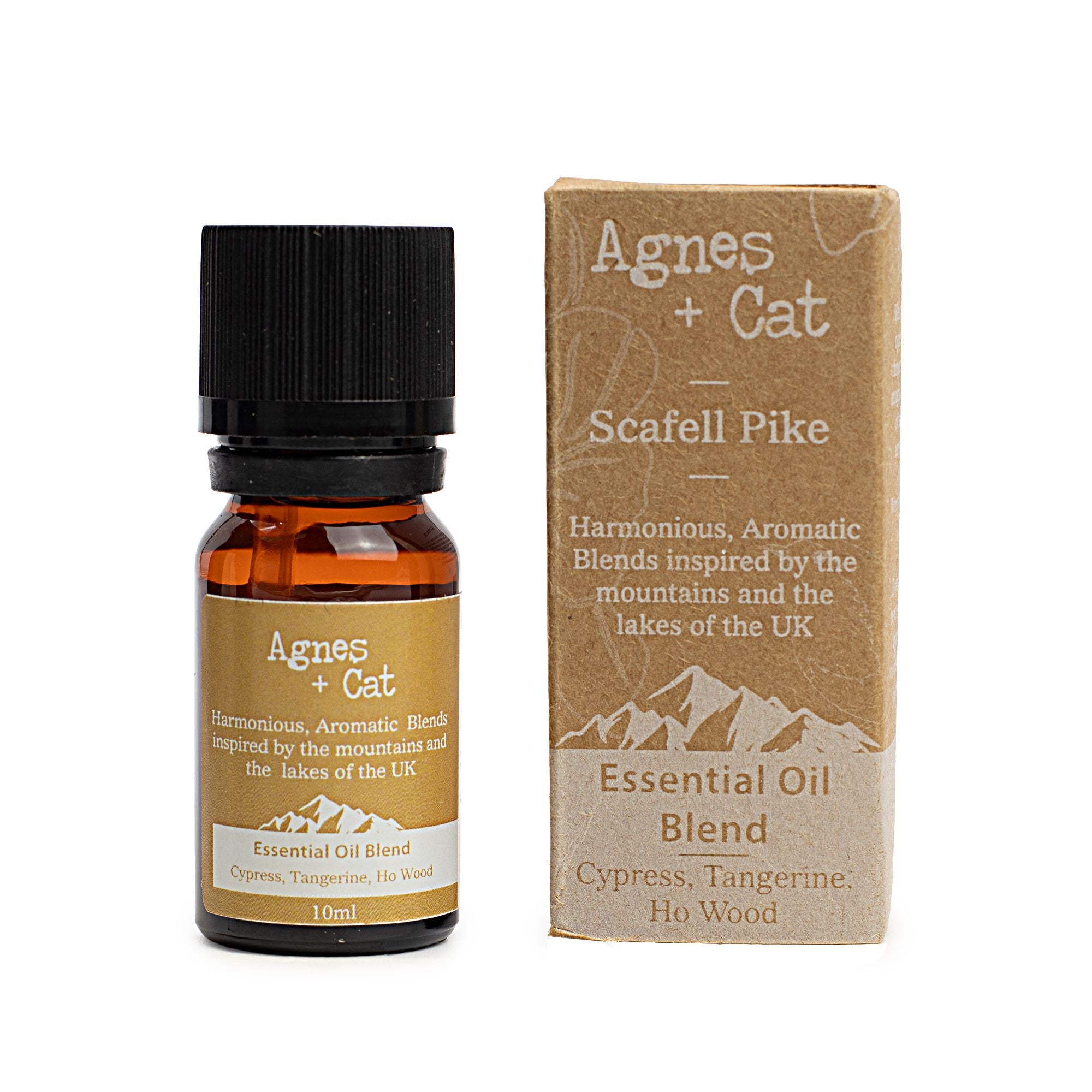 Agnes + Cat Essential Oil Blend – Scafell Pike – Cypress, Tangerine & Ho – essential oil blend, main product view