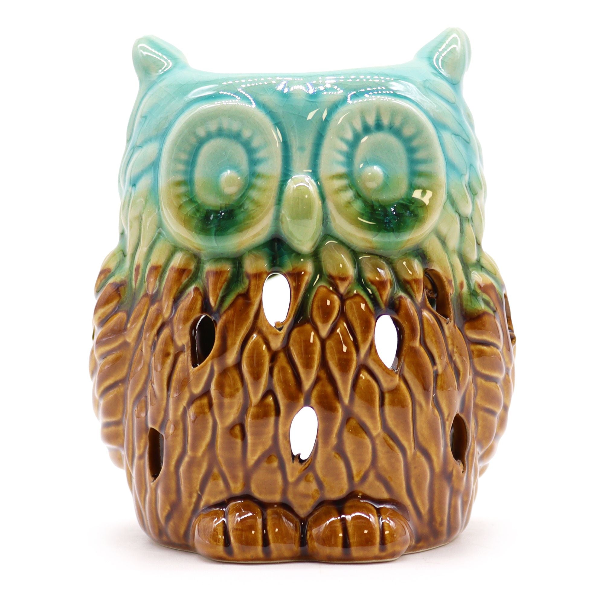 Classic Rustic Oil Burner – Owl (assorted) – oil burner, alternate product view 2