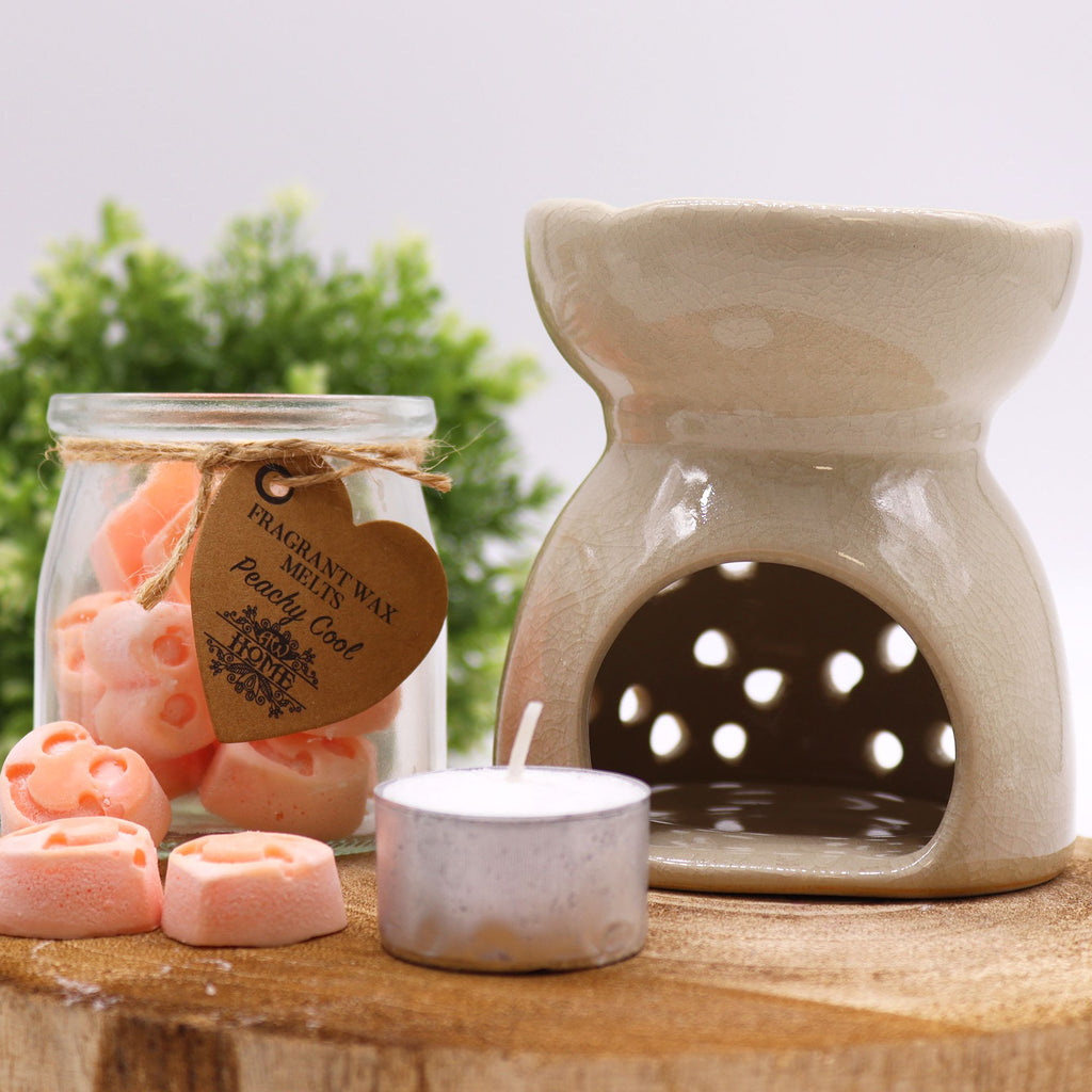 Tree of Life Oil Burner – Ivory – oil burner, alternate product view 5
