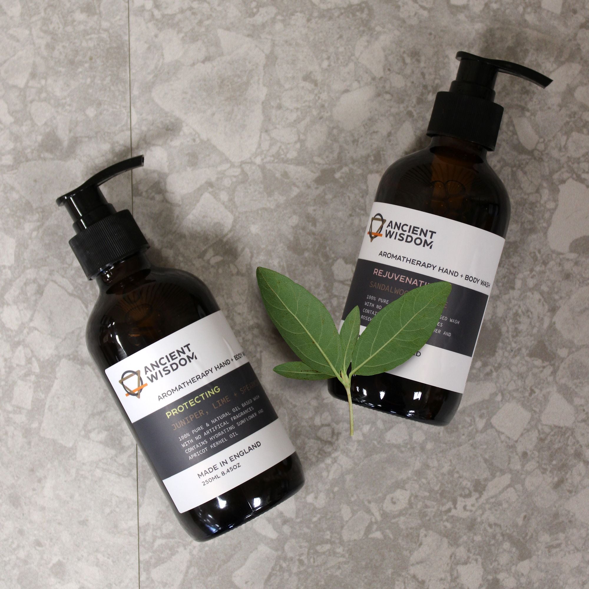 Clary Sage & Lavender Hand & Body Wash 250ml – Hand And Body Wash – hand and body wash, alternate product view 3