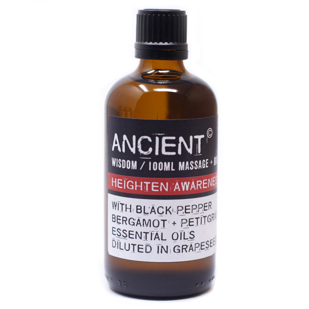 Heighten Awareness Massage & Bath Body Oil 100ml – gallery image 2
