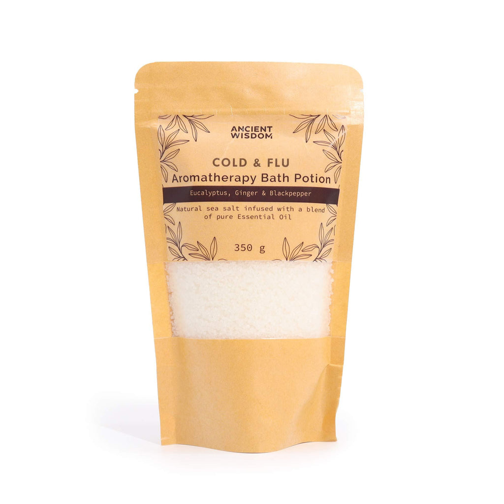 Aromatherapy Bath Potion in Kraft Bag 350g – Breathe Easy – Bath Salts – bath salts, alternate product view 2
