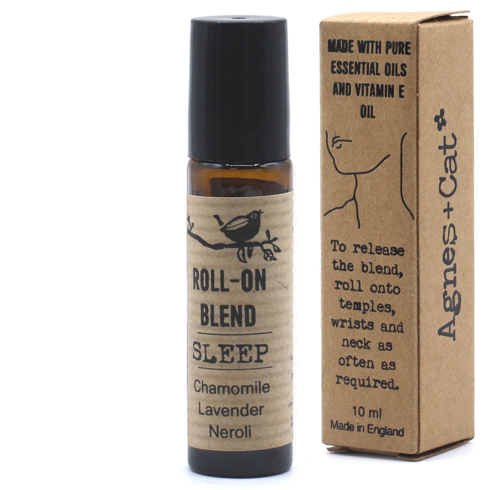 Agnes + Cat Roll On Essential Oil Blend – SLEEP – Aromatherapy Roll-On – aromatherapy roll-on, alternate product view 3