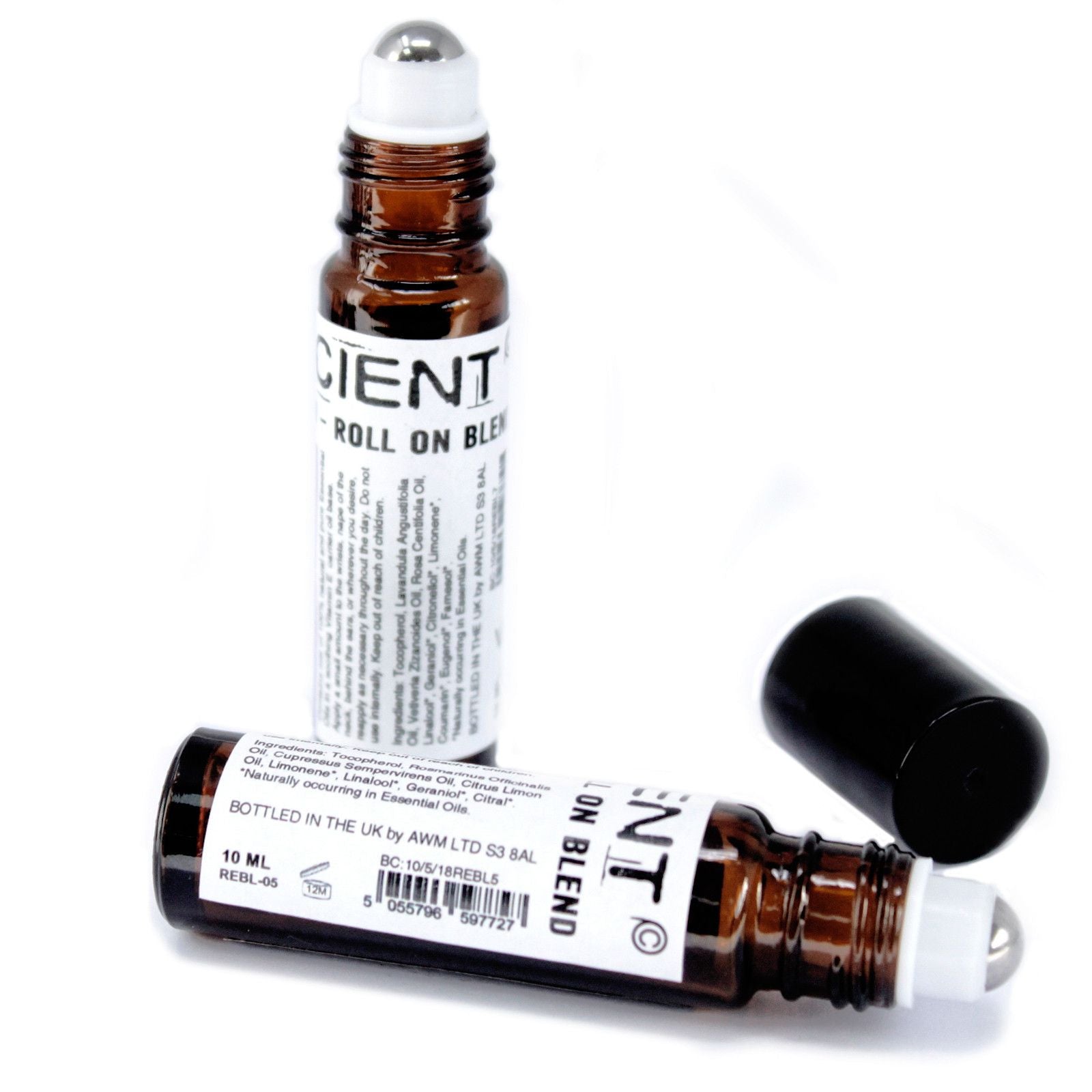 10ml Roll On Essential Oil Blend – Wake up! – Aromatherapy Roll-On – aromatherapy roll-on, alternate product view 4