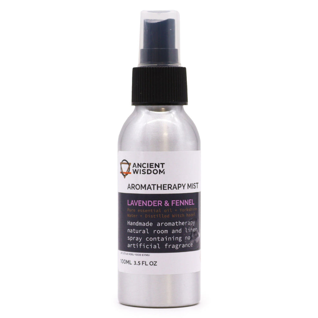 100ml Essential Oil Mist – Lavender & Fennel – Aromatherapy Mist – aromatherapy mist, main product view