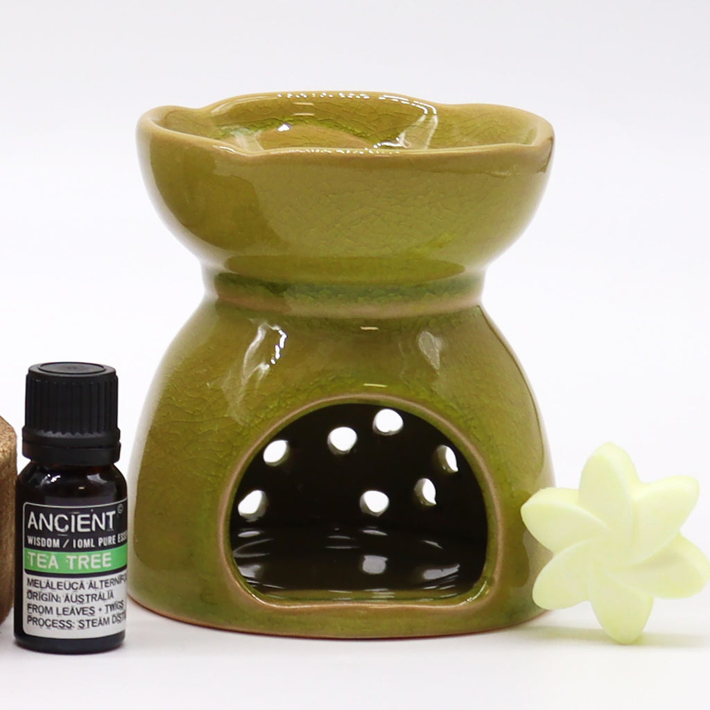 Tree of Life Oil Burner – Lime – oil burner, alternate product view 2