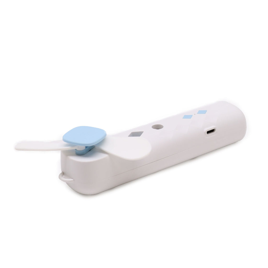 White Nano Mist Face Fan & Spray – USB chargable – Aromatherapy Mist – white aromatherapy mist, alternate product view 4