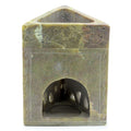 Triangle Soapstone Oil Burner 11x9cm – Elephant – oil burner, main product view