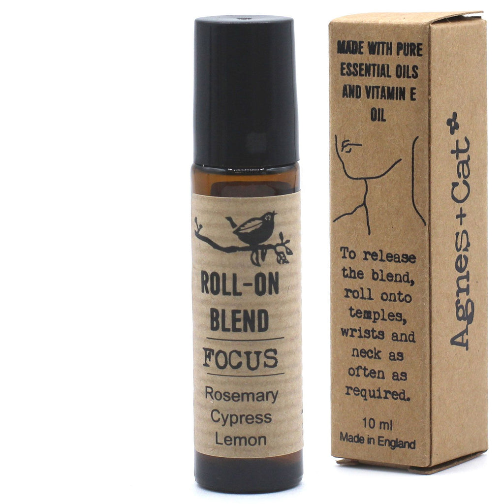 Agnes + Cat Roll On Essential Oil Blend – FOCUS – Aromatherapy Roll-On – aromatherapy roll-on, alternate product view 4