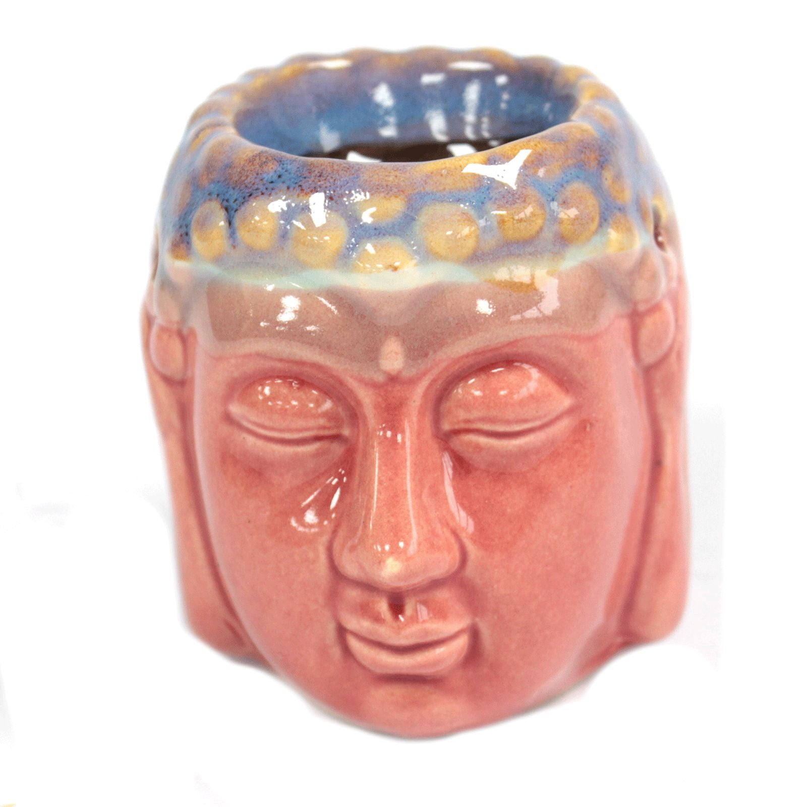 Buddha Oil Burner – Rose & Teal – oil burner, alternate product view 2