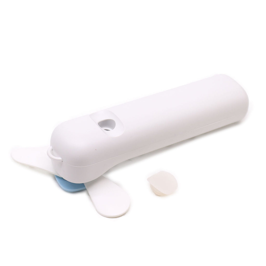 White Nano Mist Face Fan & Spray – USB chargable – Aromatherapy Mist – white aromatherapy mist, alternate product view 3