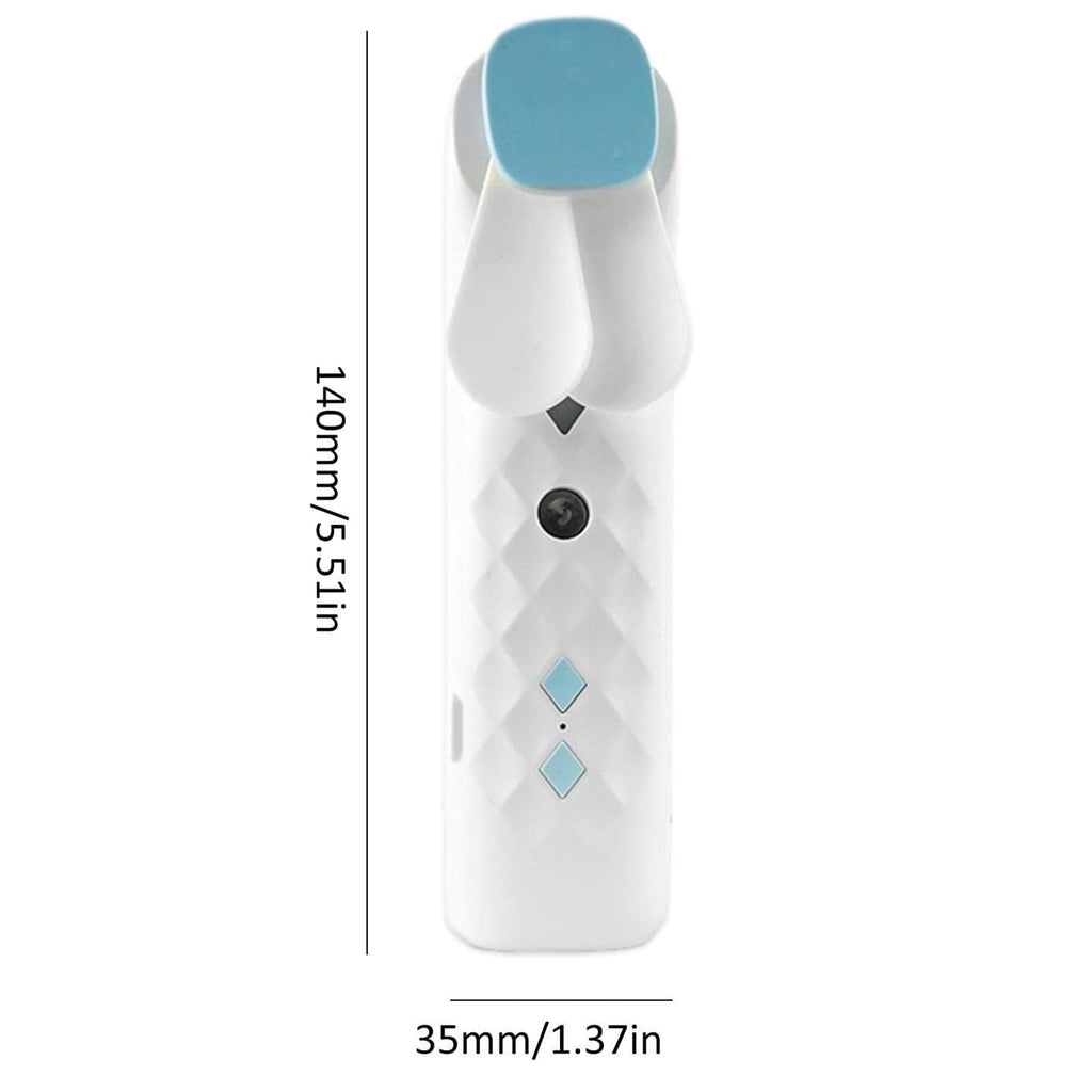 White Nano Mist Face Fan & Spray – USB chargable – Aromatherapy Mist – white aromatherapy mist, alternate product view 2