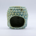 Buddha Oil Burner – Blue – blue oil burner, main product view
