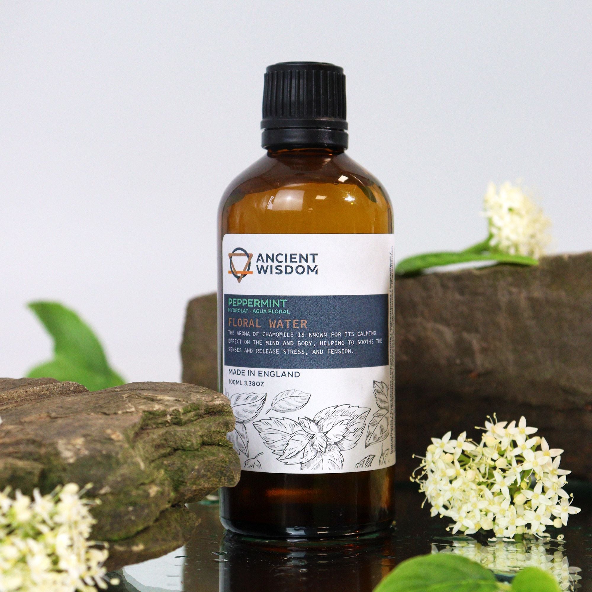Peppermint Hydrolat 100ml – Floral Water – floral water, main product view