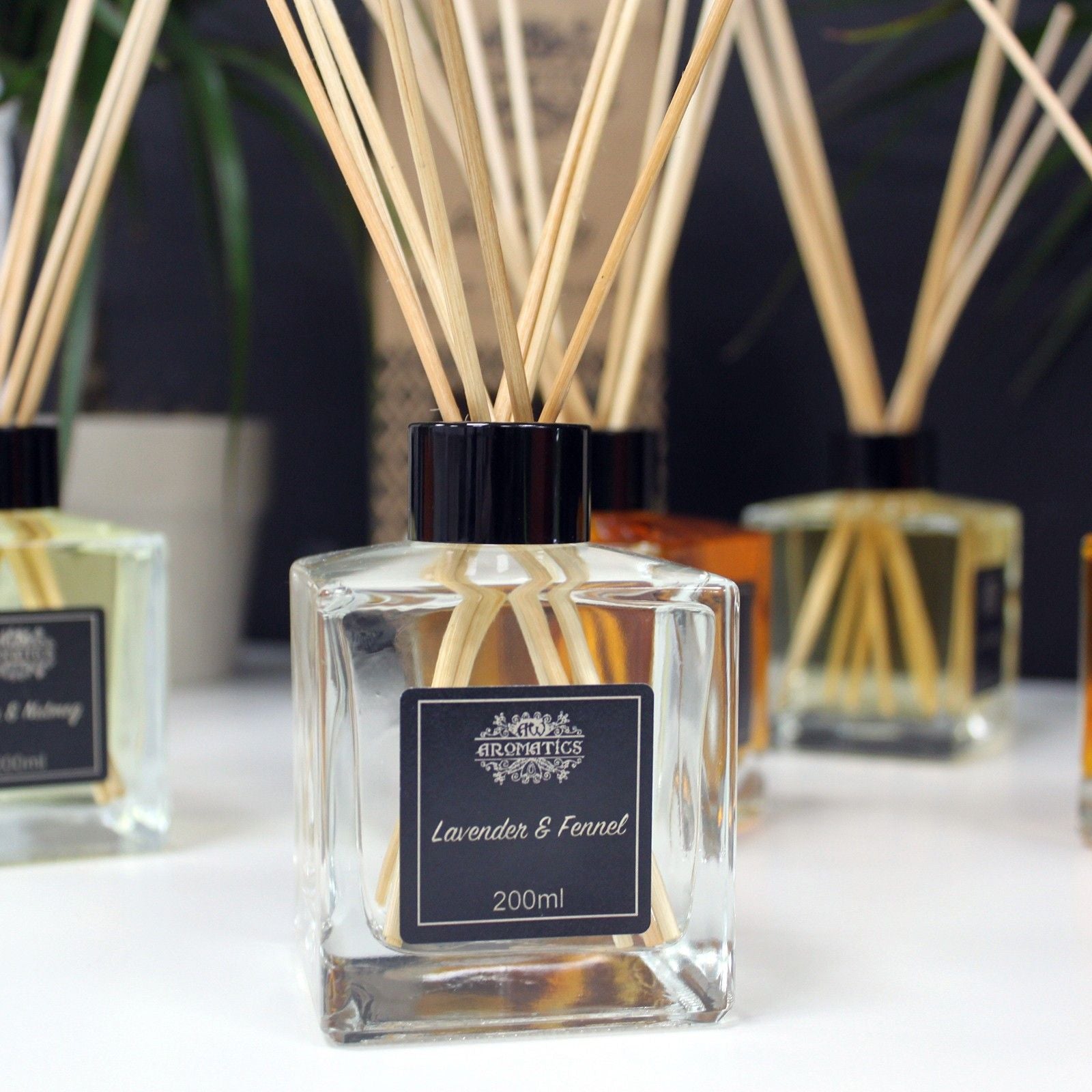 200ml Lavender & Fennel Essential Oil Reed Diffuser – reed diffuser, alternate product view 6