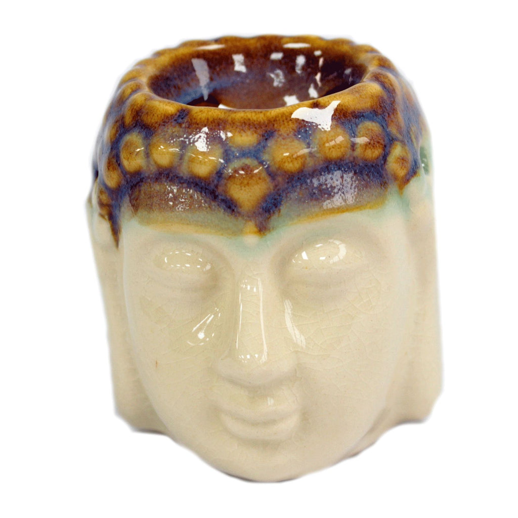 Buddha Oil Burner – Ivory & Mint – oil burner, alternate product view 3