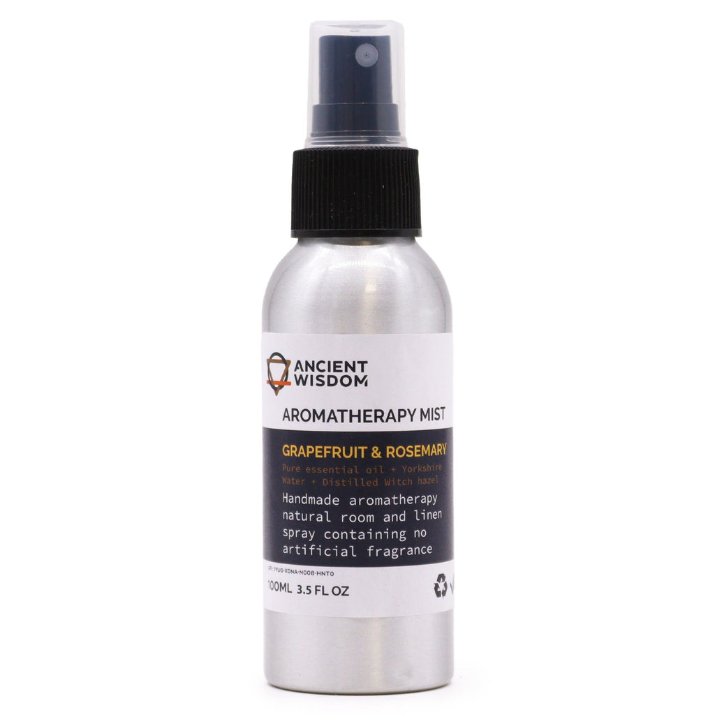 100ml Essential Oil Mist – Grapefruit and Rosemary – Aromatherapy Mist – aromatherapy mist, main product view
