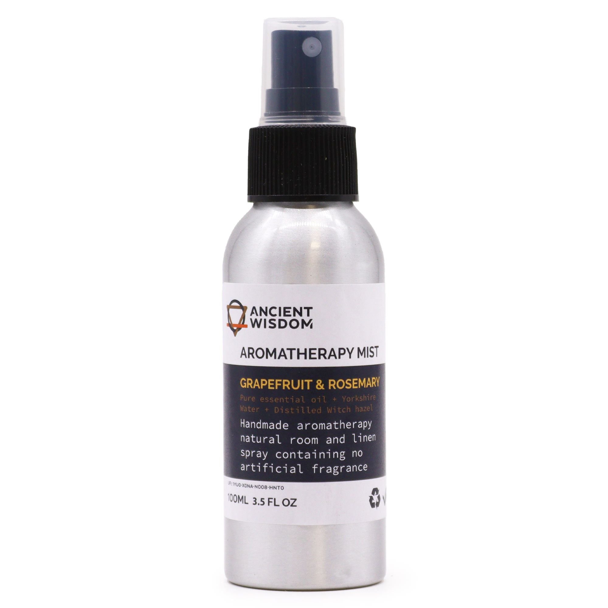 100ml Essential Oil Mist – Grapefruit and Rosemary – Aromatherapy Mist – aromatherapy mist, main product view