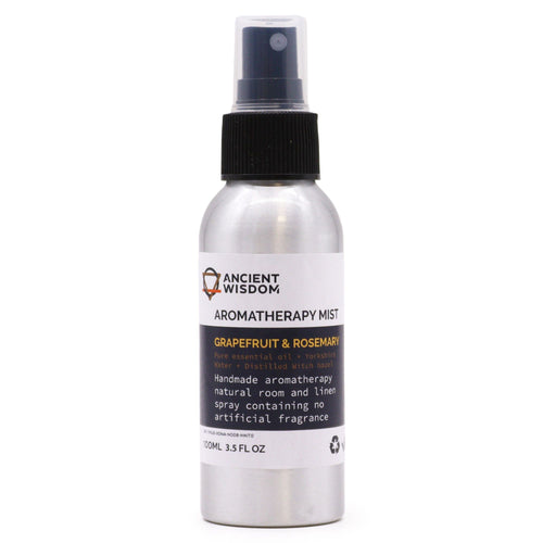 100ml Essential Oil Mist – Grapefruit and Rosemary – Aromatherapy Mist – aromatherapy mist, main product view
