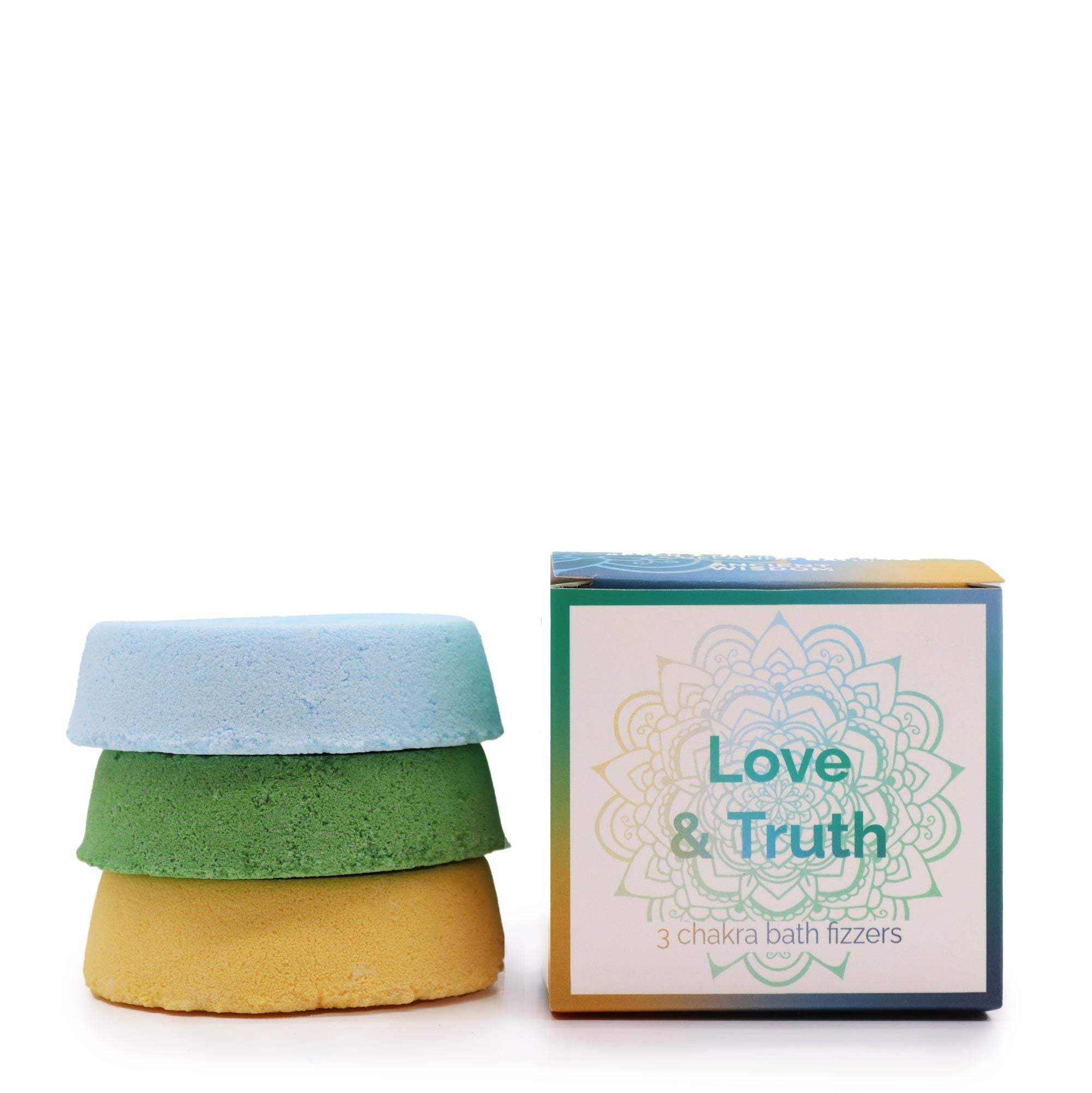 Chakra Bath Fizz – Small box – Love & Truth – Bath Bomb – bath bomb, main product view