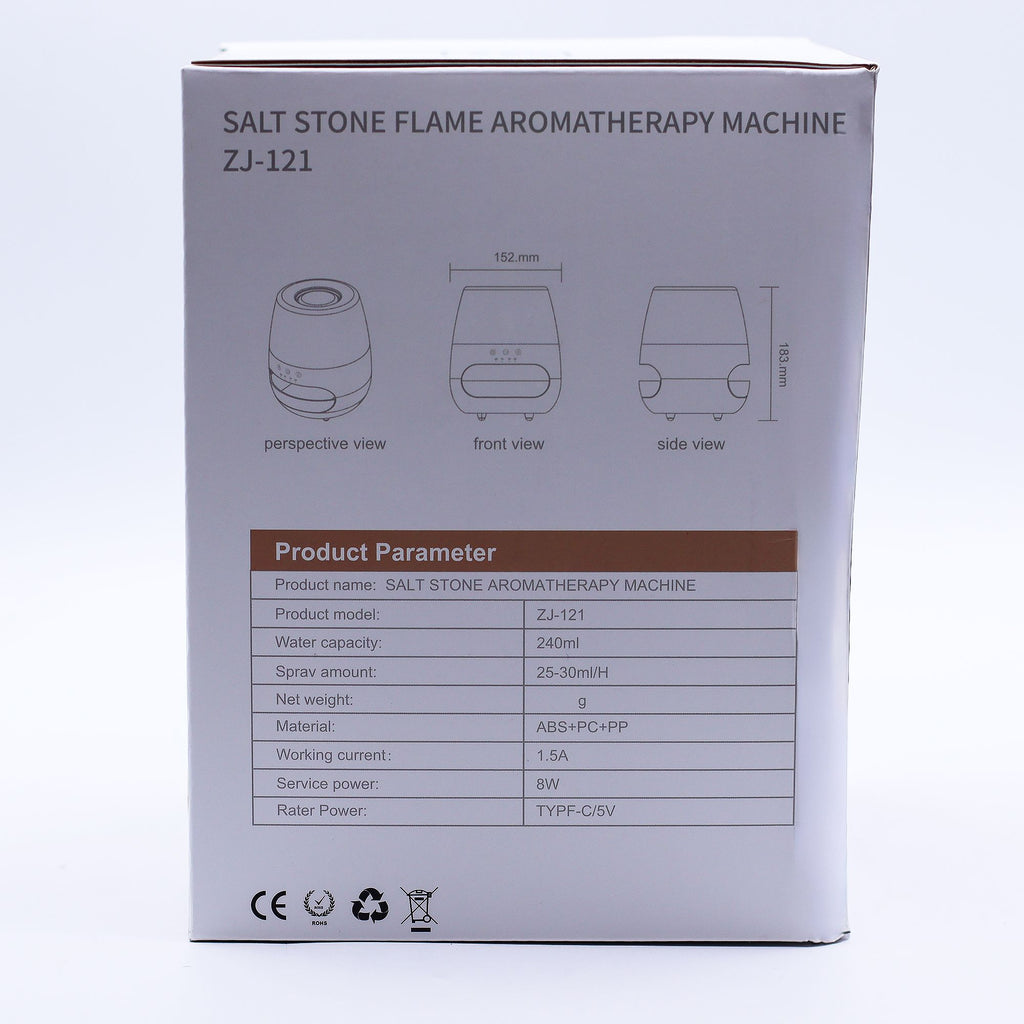 Salt Stone Flame Effect Aromatherapy Essential Oil Diffuser – gallery image 11