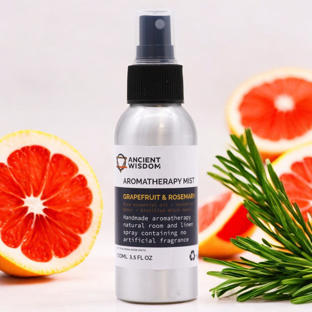 100ml Essential Oil Mist – Grapefruit and Rosemary – Aromatherapy Mist – aromatherapy mist, alternate product view 2